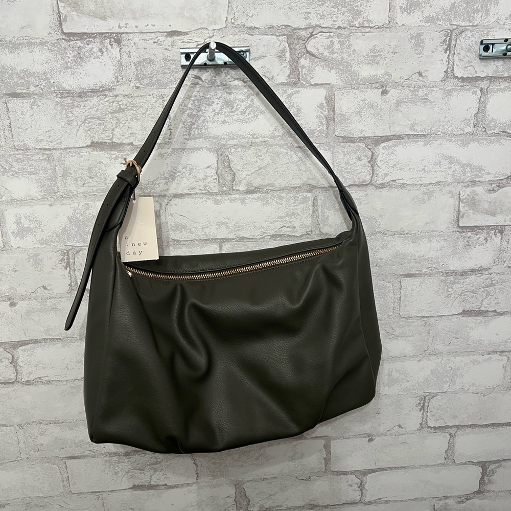 A New Day Olive Green Shoulder Bag
